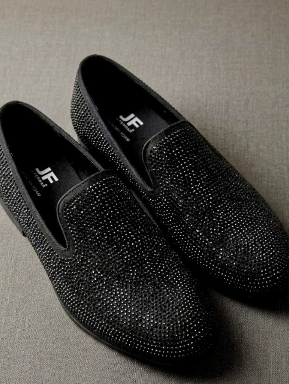 NWT Jacqueline Ferrar Black Studded Loafers